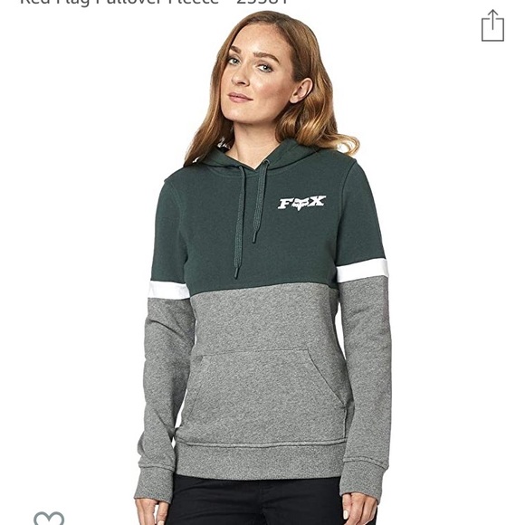 Fox Sweaters - Women’s Fox Racing Pullover Hoodie Sz Medium